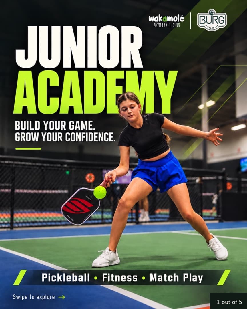 Junior Academy flyer, slide 1 of 5